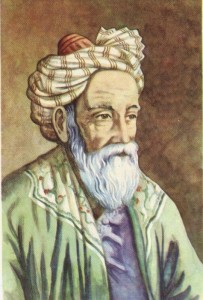 Frases de vino Retrato de Omar Khayyam. Frases de vino