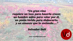 frases sobre vino Salvador Dalí. Frases sobre vino