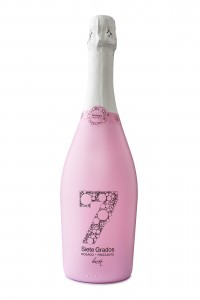 rosado espumoso Siete Grados, bajo en alcohol. siete-grados-rosado