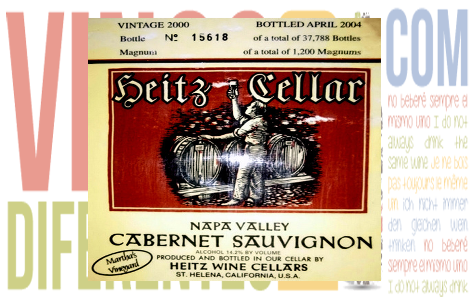 Martha´s Vineyard 2000. Heitz Wine Cellars. - VINOS DIFERENTES