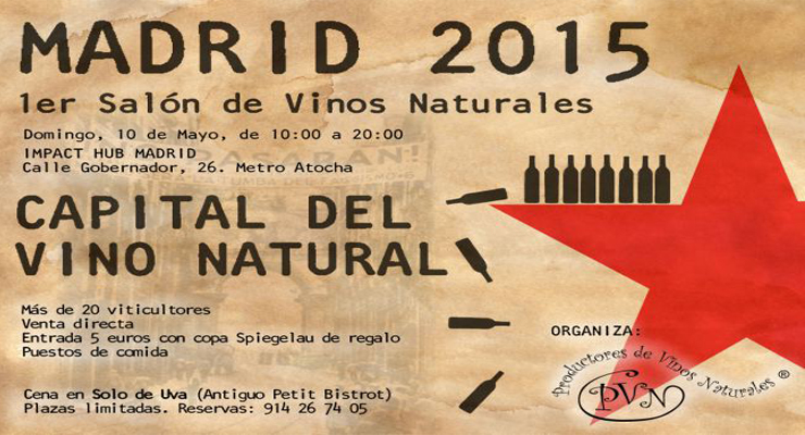 Primer Salón de Vinos Naturales de Madrid. - VINOS DIFERENTES