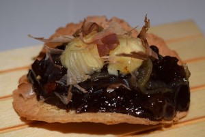 I Ruta de Pinchos Tierra del Cigales Foto del pincho “Toro 2.0” ganador de la I Ruta de Pinchos Tierra del Cigales