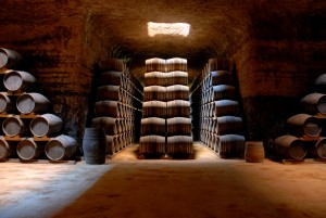 Imagen cueva de crianza. Bodegas Verum