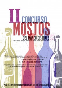 Consejo Regulador. Imagen del cartel del II Concurso Mostos del Marco de Jerez, puesto en marcha por el Consejo Regulador.
