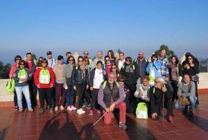 Ruta de senderismo entre viñedos Imagen. Ruta de senderismo entre viñedos organizada por la Ruta do Viño Rías Baixas