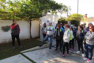 Ruta de senderismo entre viñedos Imagen. Ruta de senderismo entre viñedos organizada por la Ruta do Viño Rías Baixas