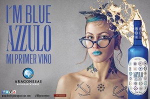 azzulo Imagen. Azzulo, el vino más juvenil de Bodegas Aragonesas.