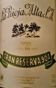 gran reserva 904 Gran Reserva 904 cosecha 1997. Un gran vino nacido de una cosecha mediocre