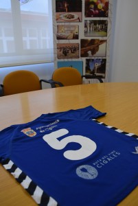 cigales Imagen. La Ruta del Vino Cigales y el Balonmano Atlético Valladolid firman un convenio de colaboración