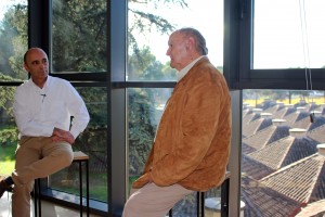 Bodegas Olarra Imagen. Ezequiel García “El Brujo” y Javier Martinez de Salinas. Bodegas Olarra