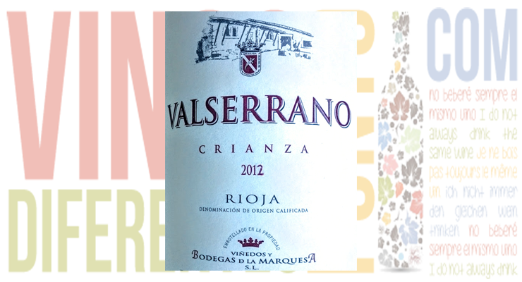 Valserrano Crianza 2012. D.O. Ca. Rioja. - VINOS DIFERENTES