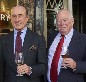 Imagen. Jubilación de Graham Hines, director de Vinos de Jerez en Reino Unido.