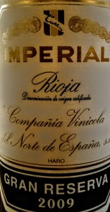 imperial Imagen. Etiqueta tradicional de Imperial Gran Reserva.