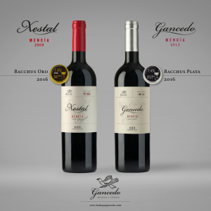Dos vinos de Bodegas y Viñedos Gancedo premiados en los Bacchus 2016