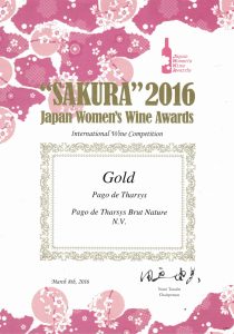 Pago de Tharsys Brut Nature Medalla de Oro SAKURA 2016 