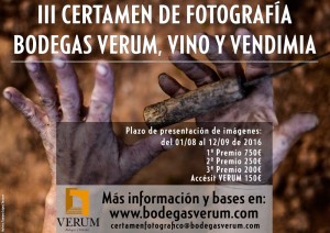 Certamen nacional de fotografía Verum, Vino y Vendimia Certamen nacional de fotografía Verum, Vino y Vendimia