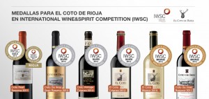 Gran cosecha de medallas en los premios IWSC 2016 para el Coto de Rioja coto de rioja IWSC