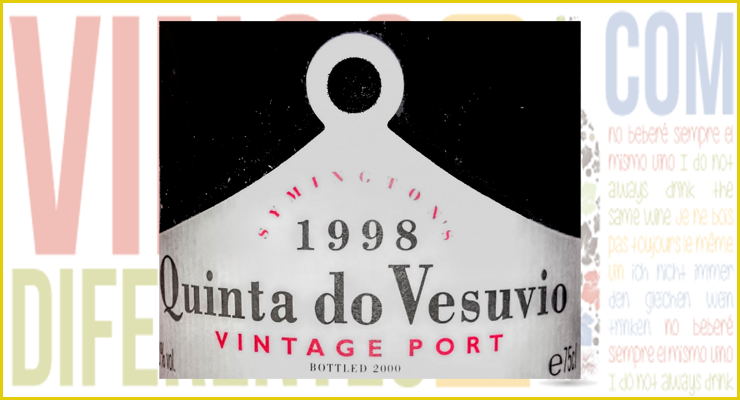Quinta do Vesuvio Vintage Port 1998 - VINOS DIFERENTES