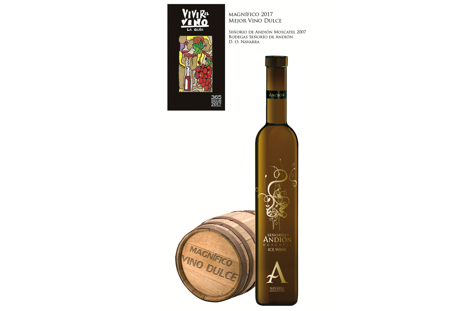 Señorío de Andión Moscatel 2007. Bodega Señorío de Andión. - VINOS DIFERENTES