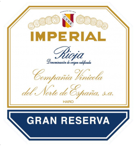 Etiqueta Imperial de Cvne Gran Reserva. Etiqueta Imperial de Cvne Gran Reserva.