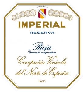 Etiqueta Imperial de Cvne Reserva. Etiqueta Imperial de Cvne Reserva.