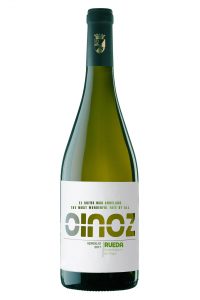 Vino blanco Oinoz Verdejo 2017.