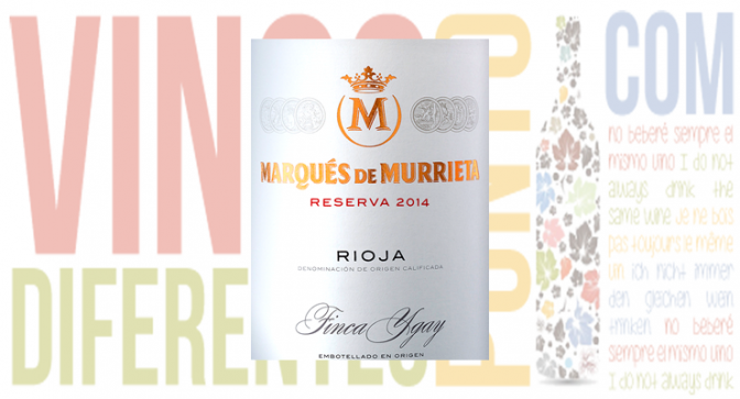 Vino tinto, Marqués de Murrieta Reserva 2014.
