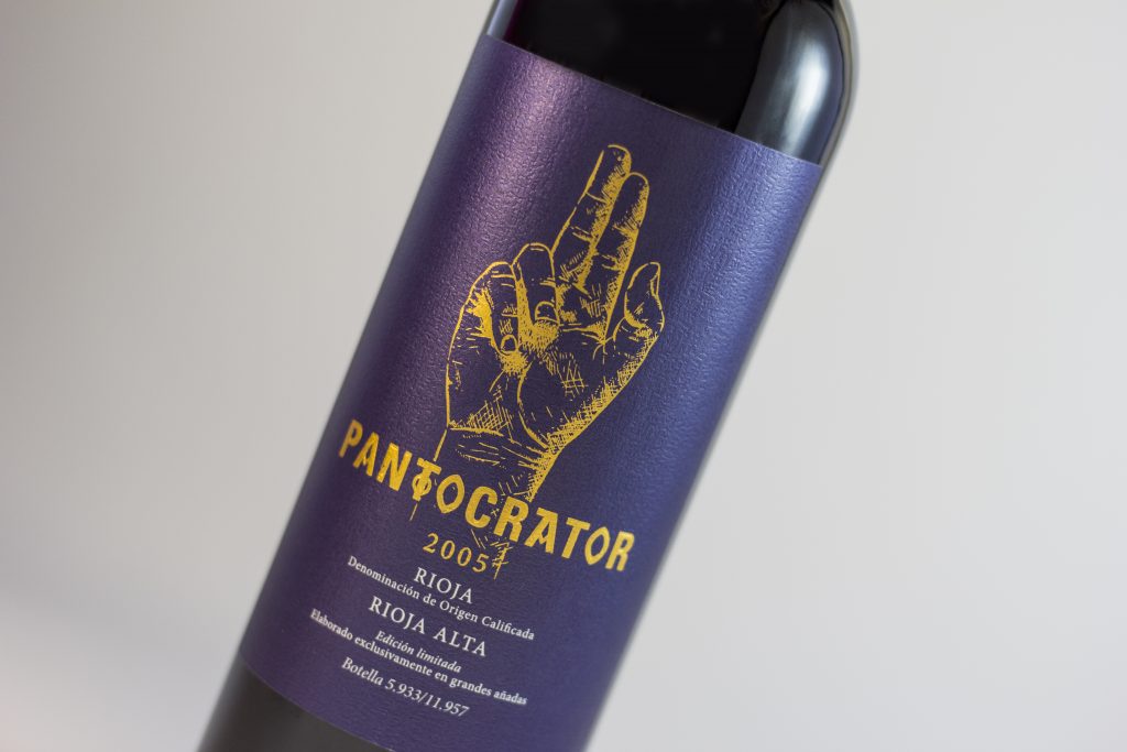 ficha de cata de vino pantocrator 2005 de la bodega riojana, Bodegas Tarón